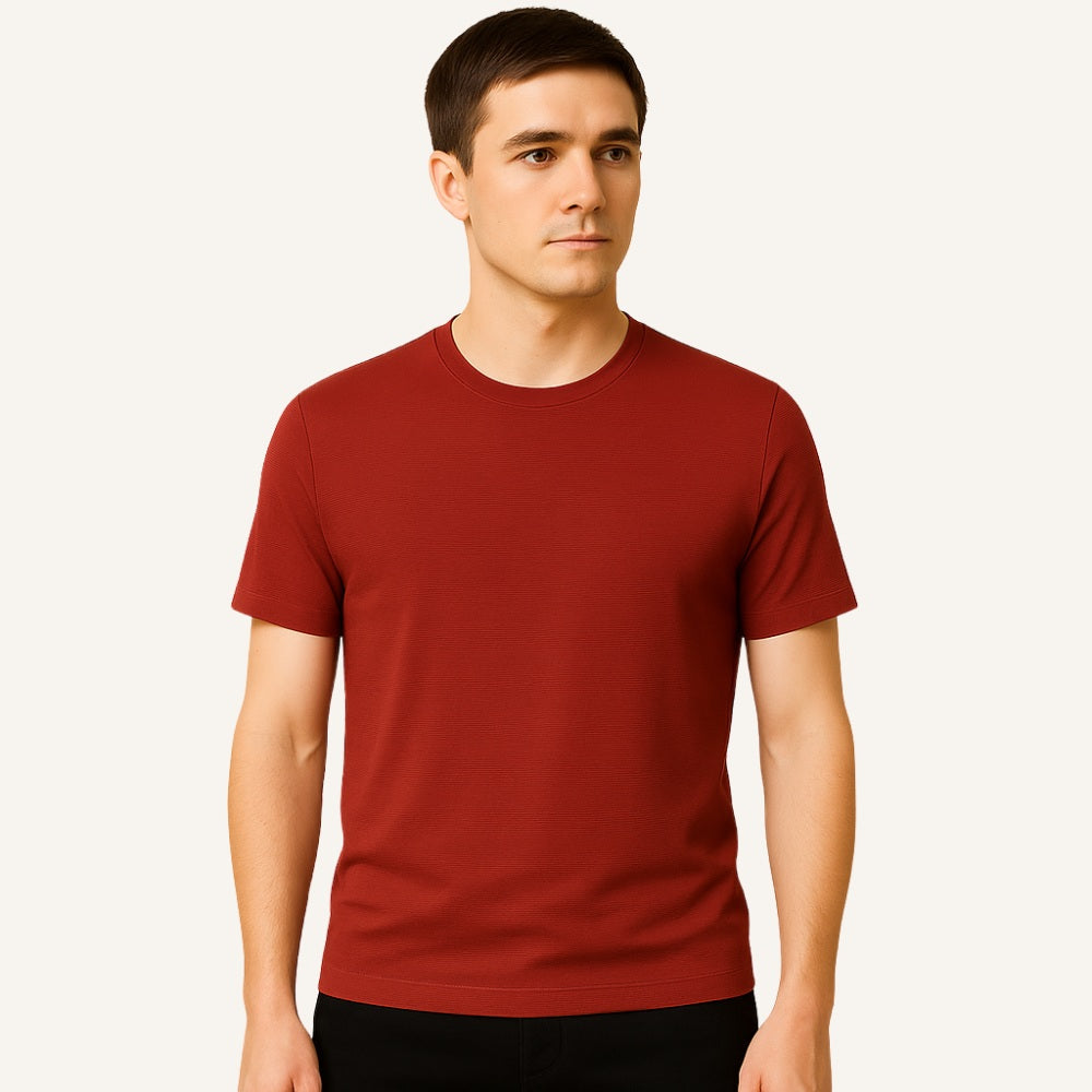 T-shirt Belmont Men’s Basic Textured