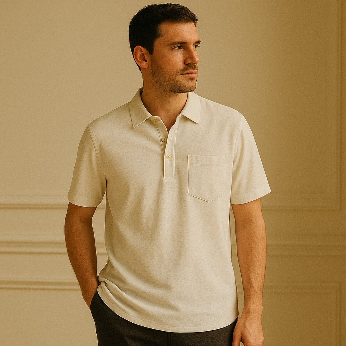 Polo Shirt Casablanca Linen