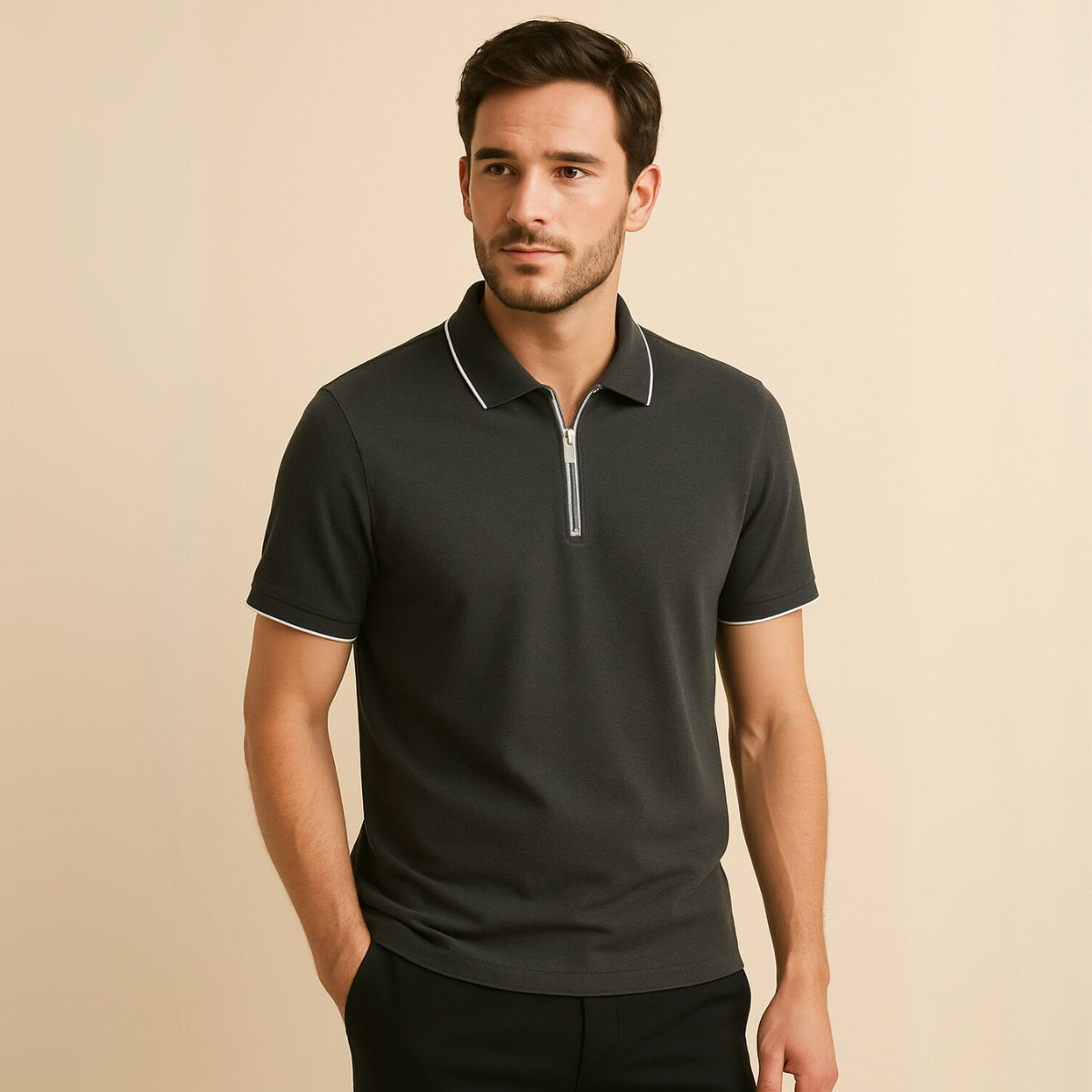 Polo Shirt Manttan Men’s Zipper
